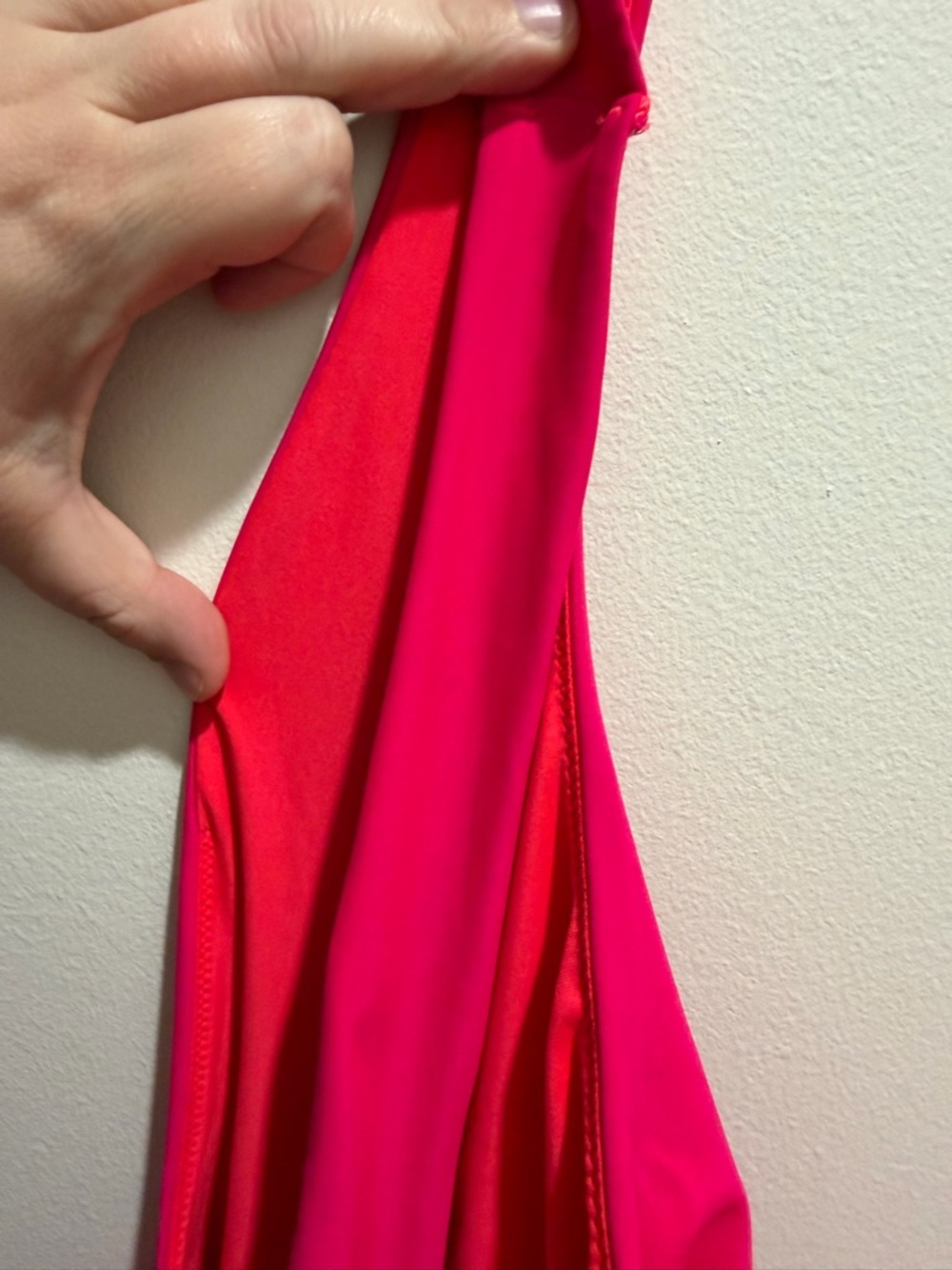 Aerie Hot Pink Scoop Cheeky One piece swimsuit - Picture 6 of 6